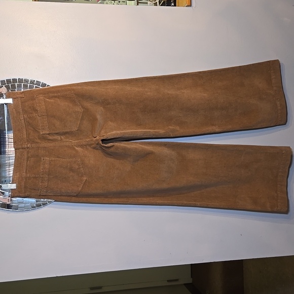 Faherty Wide Leg Pants in Brown - Picture 7 of 16